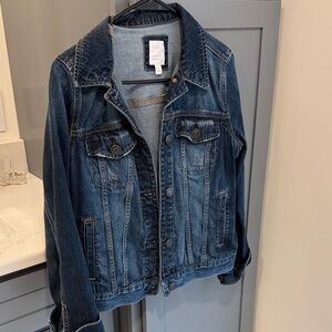 LC Lauren Conrad Dark Blue Denim Jacket